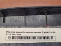 Обшивка двери багажника нижняя Toyota Corolla E120 2001-2006